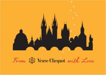 Veuve Clicquot pekvap na letonm Designbloku stylovou potou