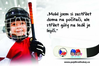 Nábor dětí do hokejových přírpavek - kampaň 