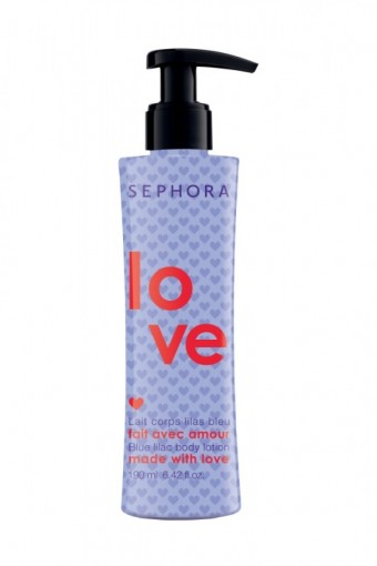 Valentines Day Moisturizing Body Lotion Blue Lilac, Made in Sephora