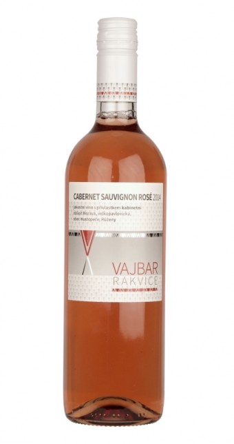 Cabernet Sauvignon rosé, kabinetní víno 2014, Vinařství Vajbar