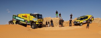 KM Racing testoval techniku i piloty v tuniské poušti