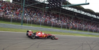 Ferrari Racing Days: Sebastian Vettel na okruhu, zdroj: Shell Czech Republic