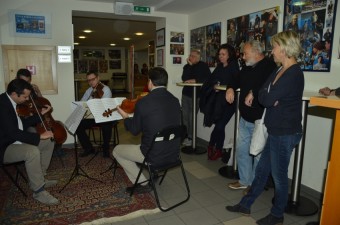 Vstava fotografi v Divadle Na Jezerce vnovan Rudolfu Hrunskmu, foto: Bohumil Brejek