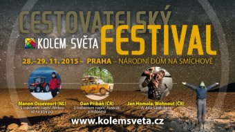 Cestovatelský festival Kolem světa, 28. a 29. listopadu 2015 v Národním domě na Smíchově v Praze