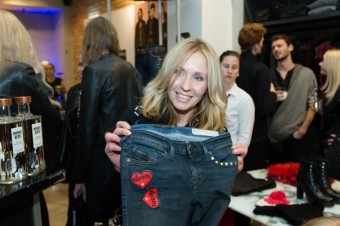 Modertorka Tereza Pergnerov s vlastnmi dny na mru, Denim Master Studio, Diesel