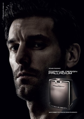 Mark Webber, tv znaky Porsche Design, foto zdroj: FAnn parfumerie