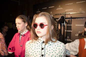 Backstage; Petra Balvnov: kolekce TIQE podzim/zima 2016/17, Mercedes-Benz Prague Fashion Week