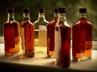 Redbreast laboratory bottles, Jan Becher - Pernod Ricard