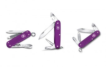 Fialov elegance v limitovan edici kapesnch no Alox od Victorinox