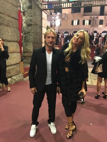 Simona Krainov a Evgeni Plushenko; Intimissimi On Ice: Amazing Day