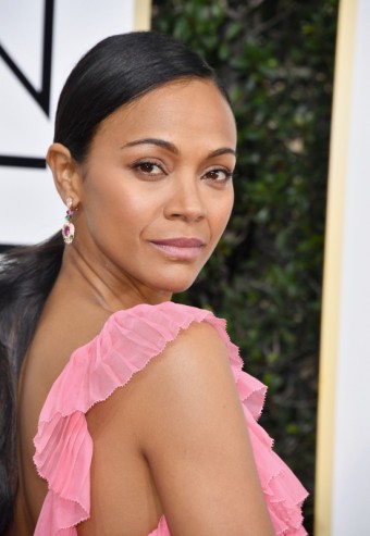 Zoe Saldana, Bulgari na Zlatch glbech, Kredit: Getty images