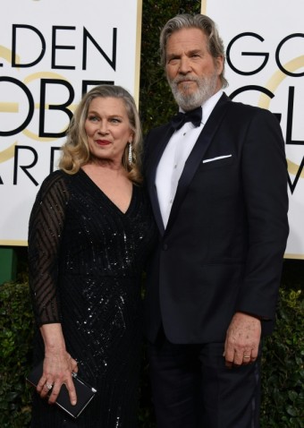 Susan Gesto & Jeff Bridges, Bulgari na Zlatch glbech, Kredit: Getty images