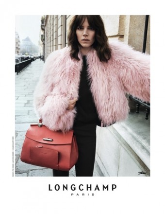 Freja Beha Erichsen podzimn kampa Longchamp Fall 2017, Longchamp