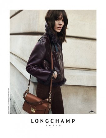 Freja Beha Erichsen podzimn kampa Longchamp Fall 2017, Longchamp