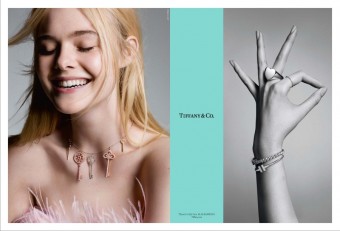 Elle Fanning, kampa Theres Only One, Tiffany & Co.