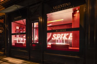 VALENTINO I LOVE SPIKE Pop Up, images at Hotel Costes, credit: Valentino