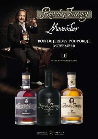 Rum Ron de Jeremy podporuje aktivitu Movember, Premier Wines & Spirits