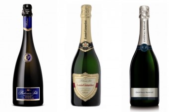 Bohemia Sekt Prestige brut, Louis Girardot brut a Chateau Radyn extra brut 