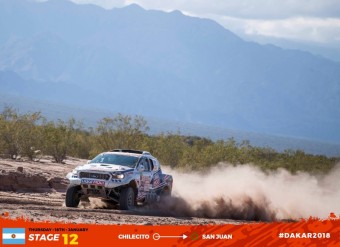 Dvanct etapa Rallye Dakar, South Racing