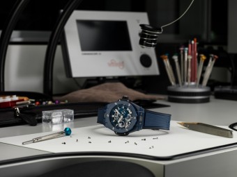 Big Bang Meca-10 Blue Ceramic, HUBLOT