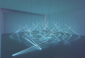 Francois Morellet Lavalanche 2006, Mnam Centre Pompidou, Georges Meguerditchian, ADAGP Paris 2018, foto kredit: Fondation Louis Vuitton