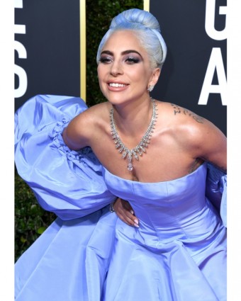 Lady Gaga zila na Golden Globes v Tiffanyho diamantech, foto zdroj: Tiffany & Co.