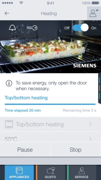 Aplikace Home Connect, Siemens Home