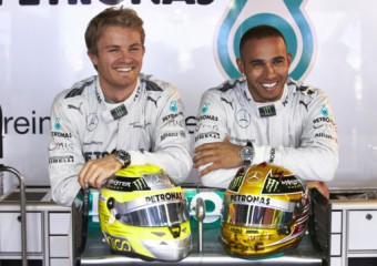 Lewis Hamilton a Nico Rosberg 