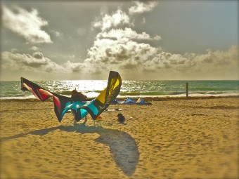 Kitesurfing