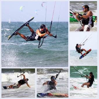 Kitesurfing