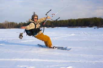 Kitesurfing